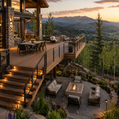 Backyard Living Spaces - D. Brent Carlson Construction Cache Valley, UT