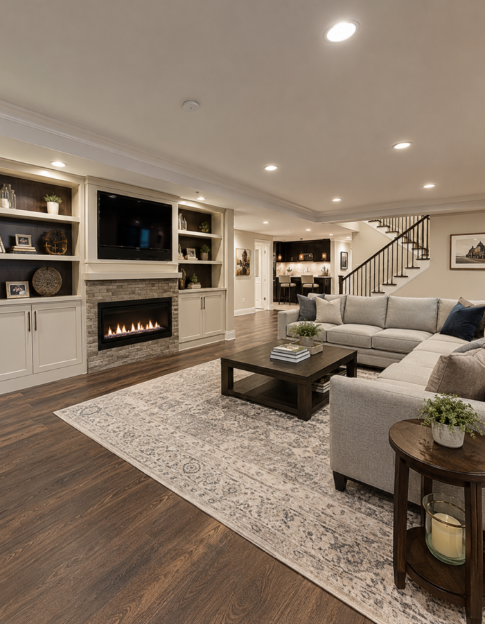 Basement Finishing by Brent Carlson Construction in Utah